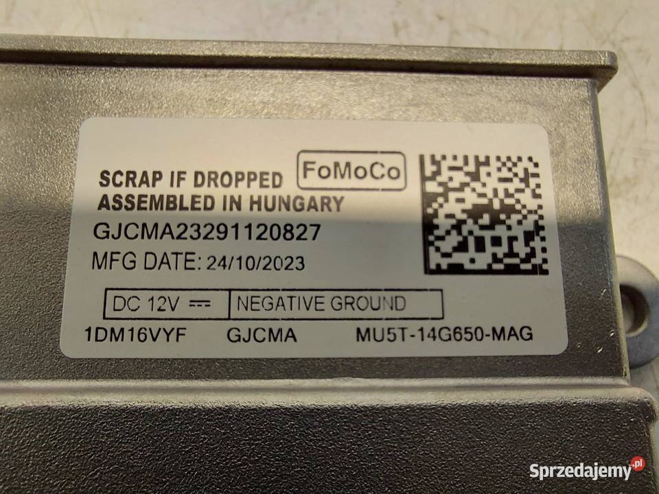 Ford Ranger VI 6 Moduł sterownik nawigacji osobowe Komputery sprzedam