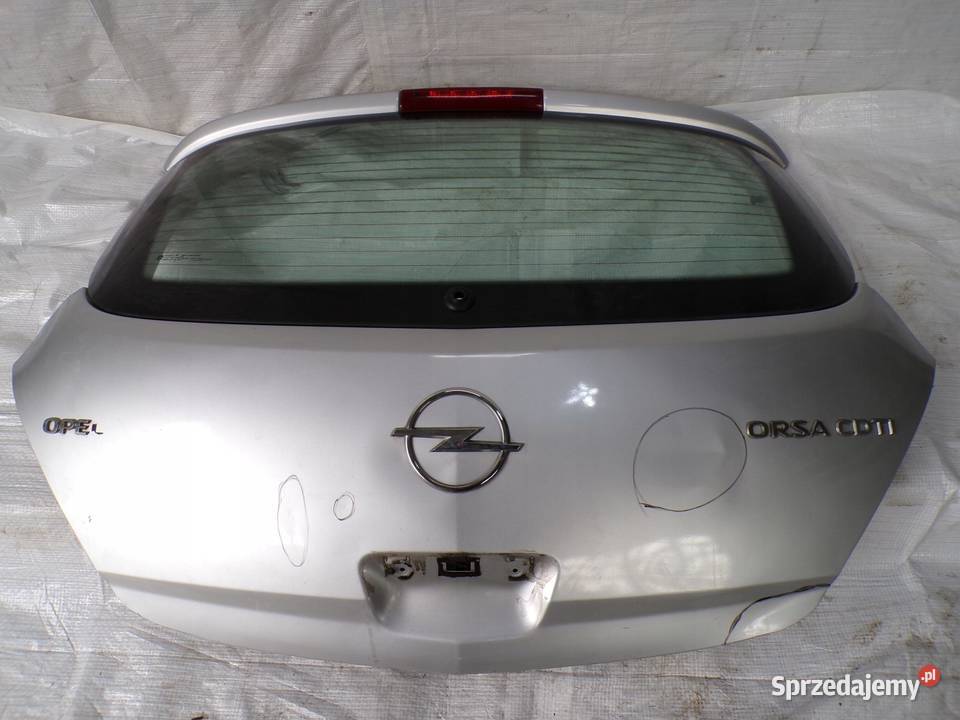 KLAPA TYLNA TYŁ OPEL CORSA D osobowe