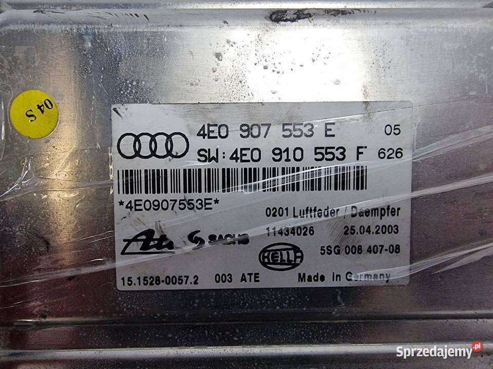 MODUŁ AUDI A8 D3 4E0907553E Lipno