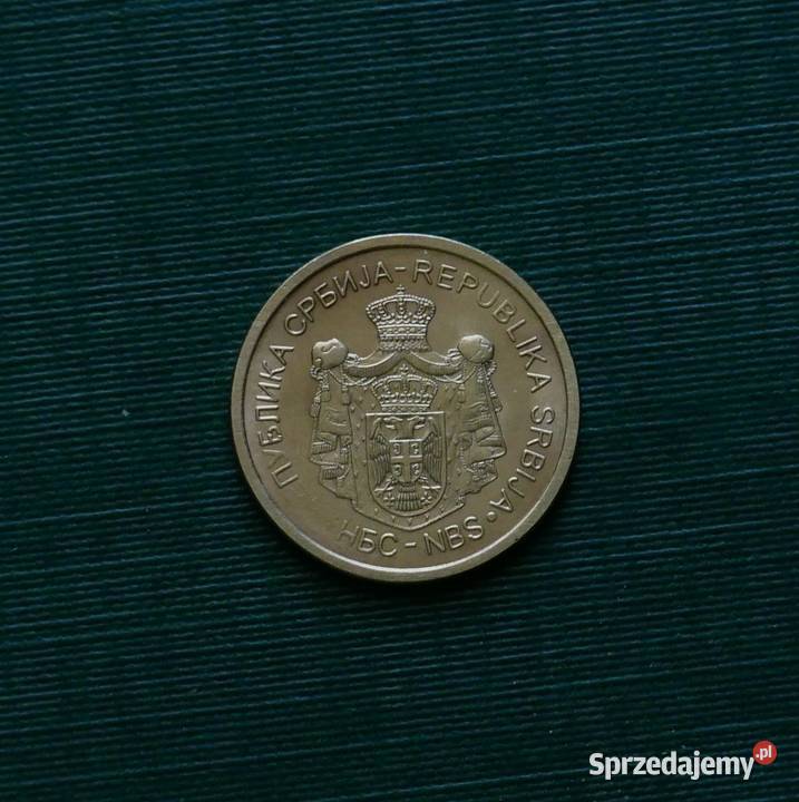 SERBIA 5 dinarów 2014r Gliwice sprzedam