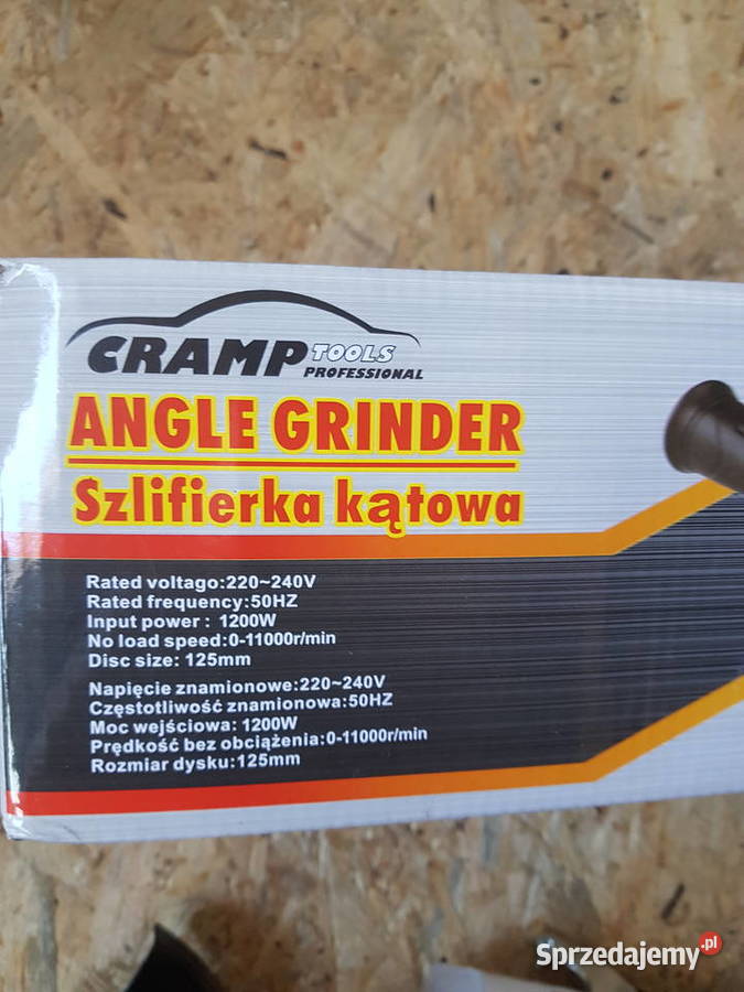 SZLIFIERKA KĄTOWA CRAMP 1200 Wat 125MM P MOCNA Elektryczne