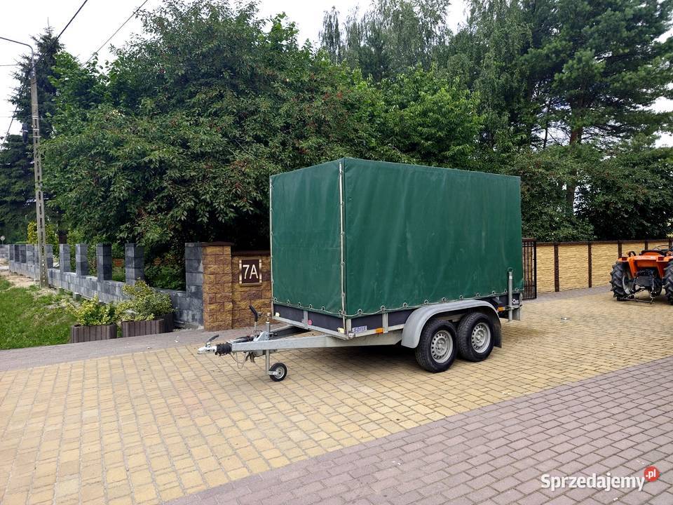 Przyczepa SARIS 300m x 150m DMC 2000 Super Stan