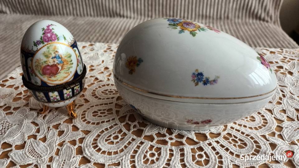 wielkanocne akcesoria jajo porcelanowe Tarnowskie Góry sprzedam
