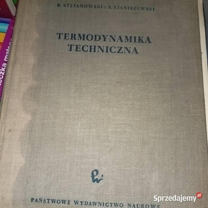 Termodynamika techniczna książki wysyłka tradycyjny podręcznik Gdańsk
