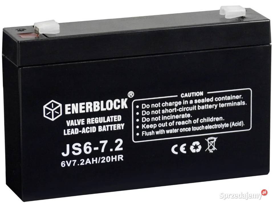 Akumulator ENERBLOCK AGM JS672 6V 72Ah