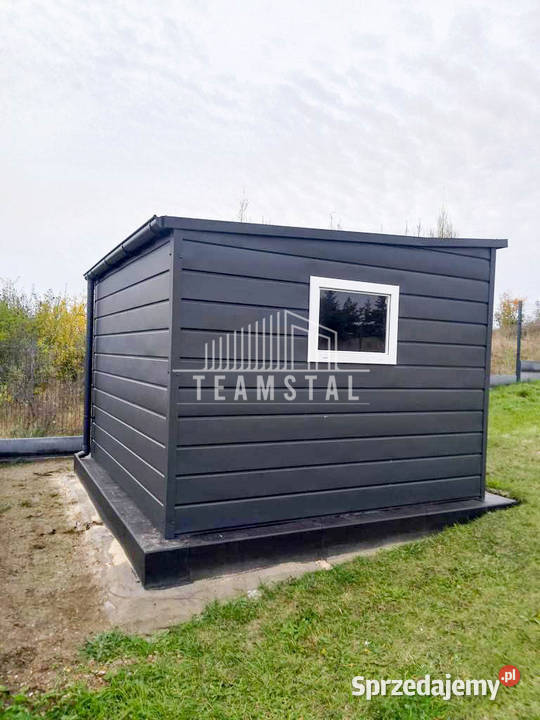 SCHOWEK DOMEK OGRODOWY 3m x 3m spad w tył TS519