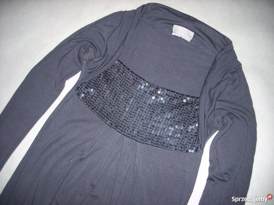 Clockhouse CA szara TUNIKA cekiny j NOWA 34 XS Nowy Sącz sprzedam