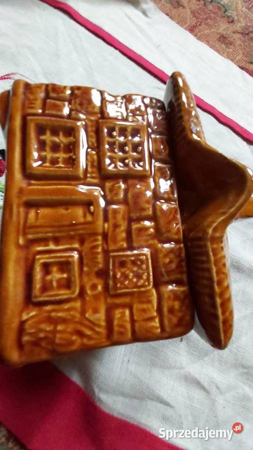 Ceramiczny pojemnik na miód domek prezent Zgierz