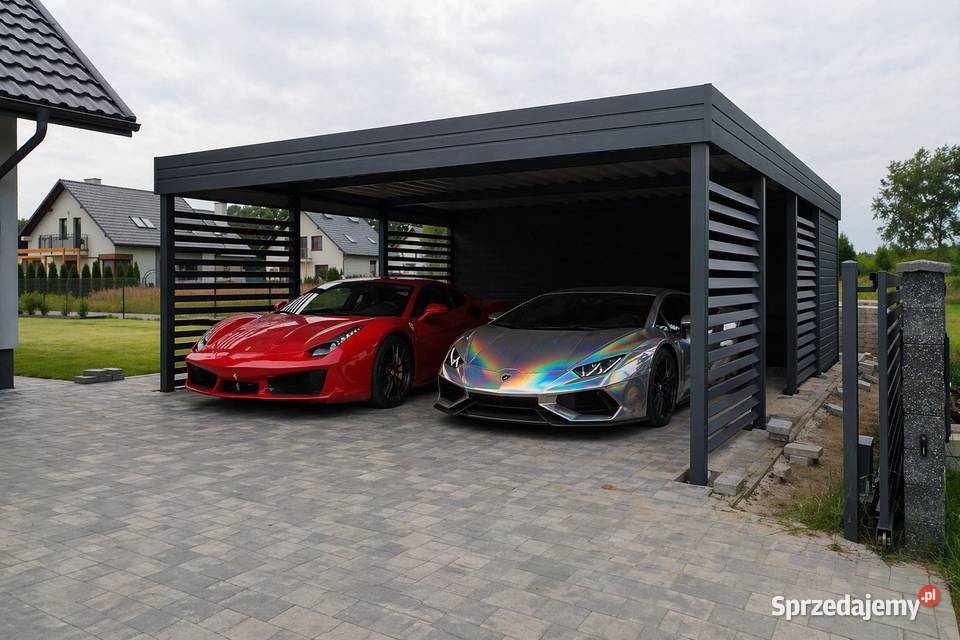 Carport 6x6m (2 samochody) Wiata, Zadaszenie na Wymiar