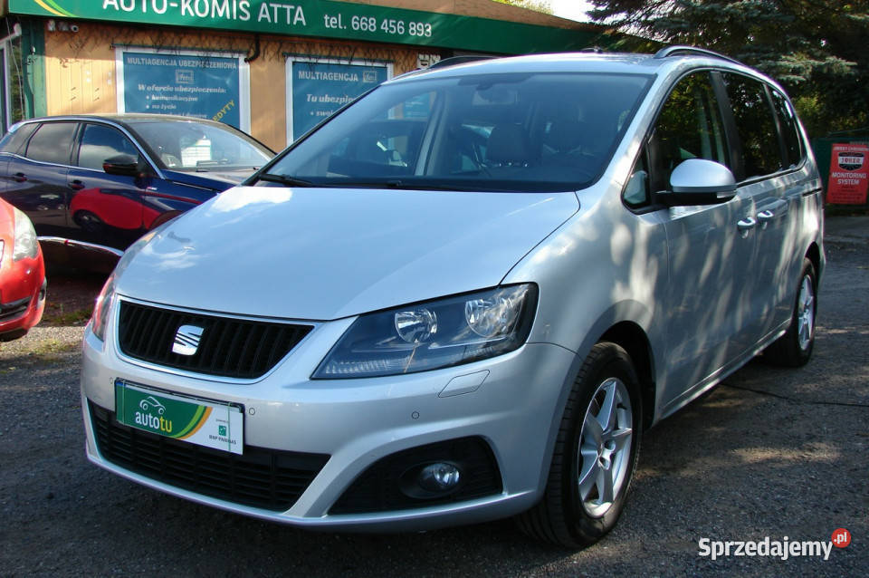 Seat Alhambra 20 TDI 140 Dsg Bogata Wersja II nieuszkodzony wielkopolskie Piła