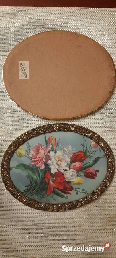 Owalne ramki drewniane z 1920 roku
