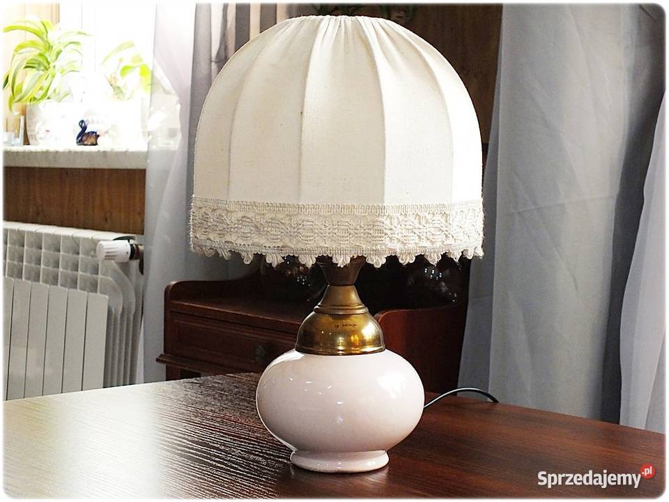 Śliczna Stara Lampka Nocna z lat 60tych Retro Żary