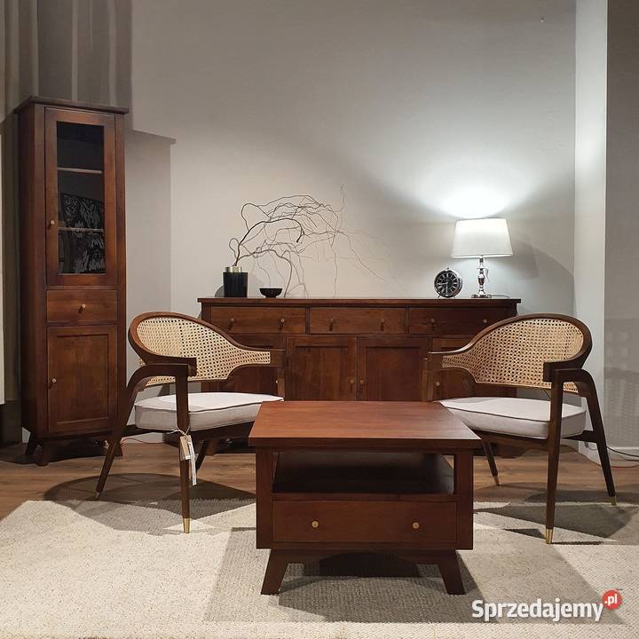 Stolik kawowy drewniany BONN 70x70 z szufladami 70cm Stoliki kawowe i ławy Lublin