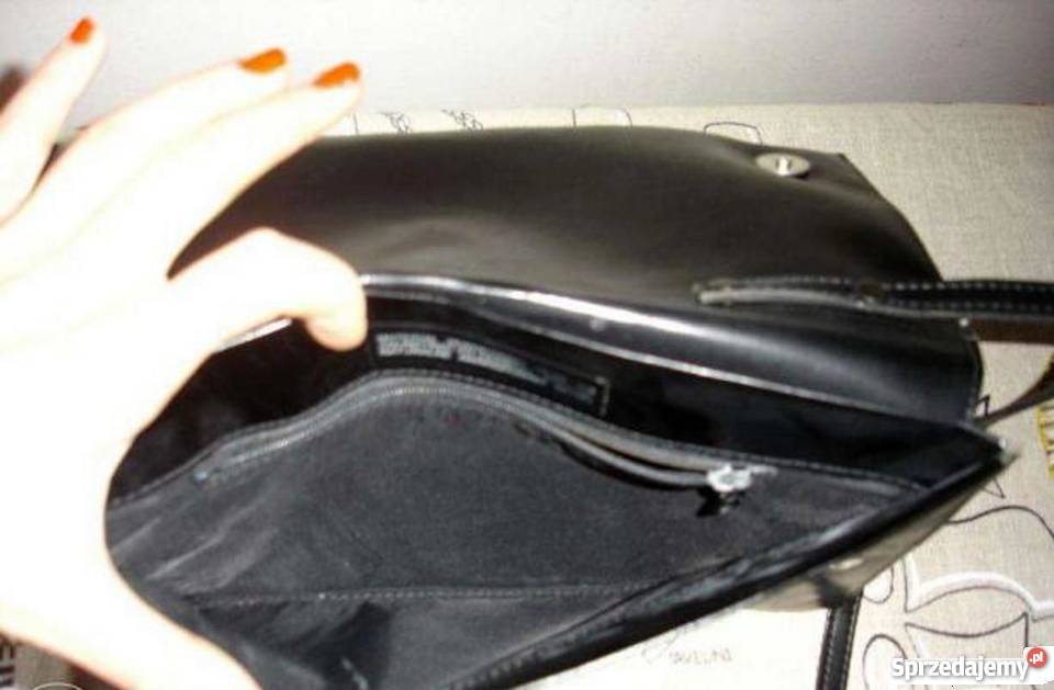 Nowa elegancka praktyczna czarna torebka damska Torby i torebki małopolskie