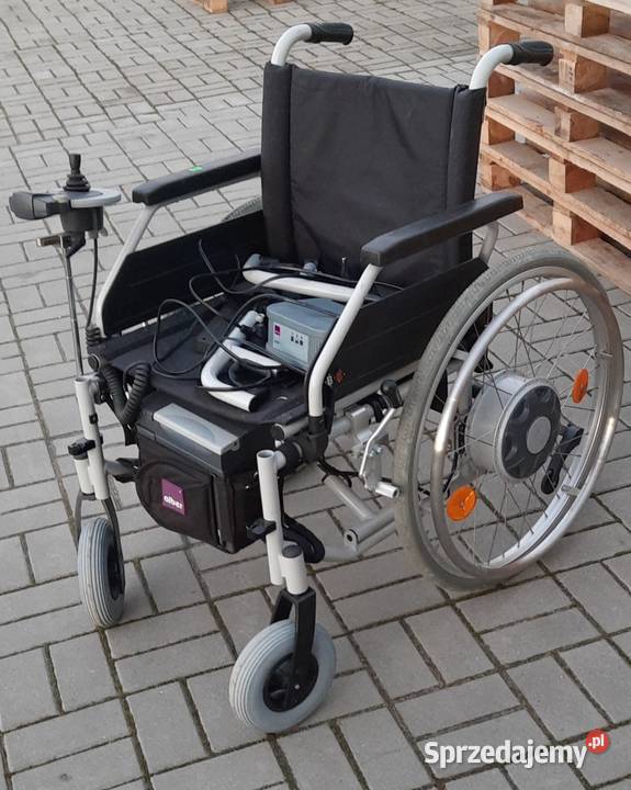 Wózek inwalidzki lekki składany z napędem różne Syców