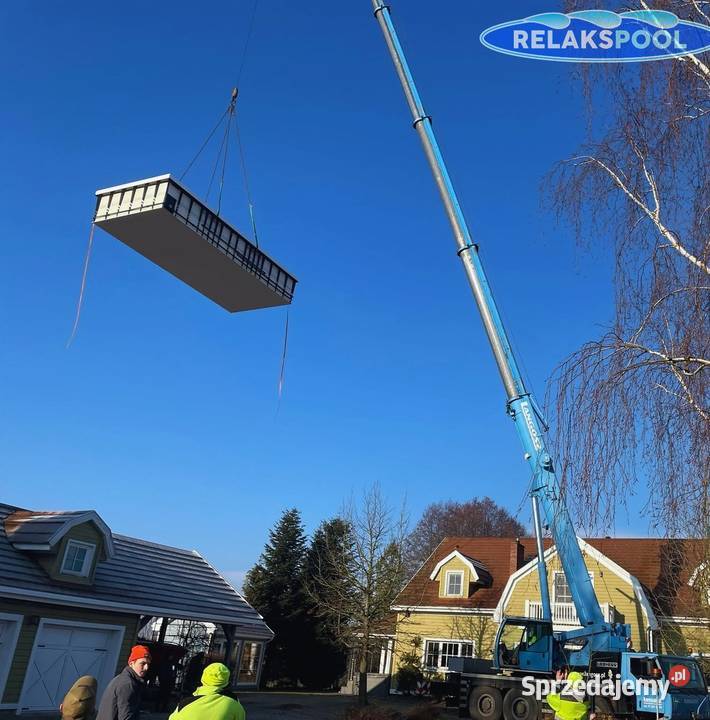 Basen polipropylenowy 60x30x15m z wyposażeniem Wrocław
