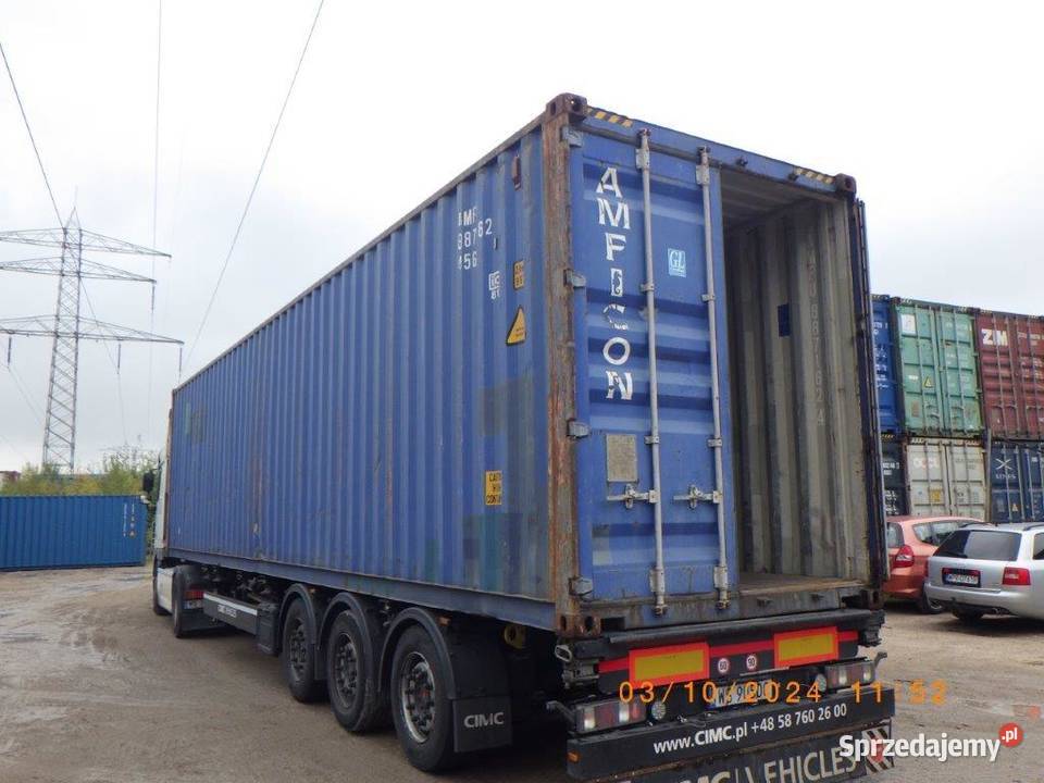 Kontenery orskie magazynowe budowlane 40 HC mazowieckie