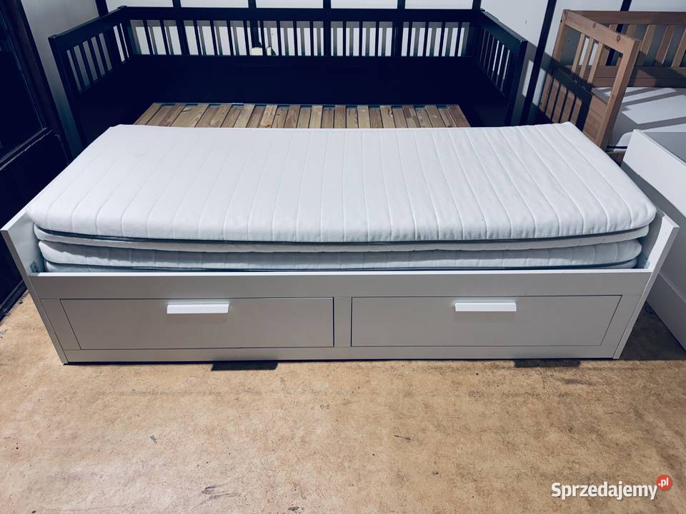 WYPRZEDAŻ 3 sztuki IKEA BRIMNES Leżanka Łóżko z Rybnik