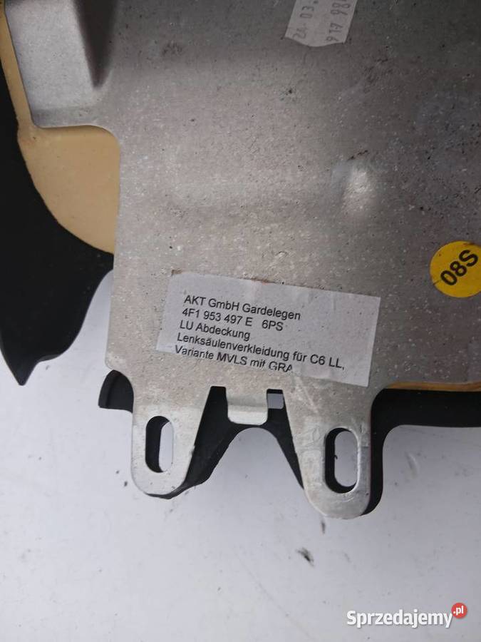 Audi A6 C6 Osłona obudowa kolumny kierowniczej