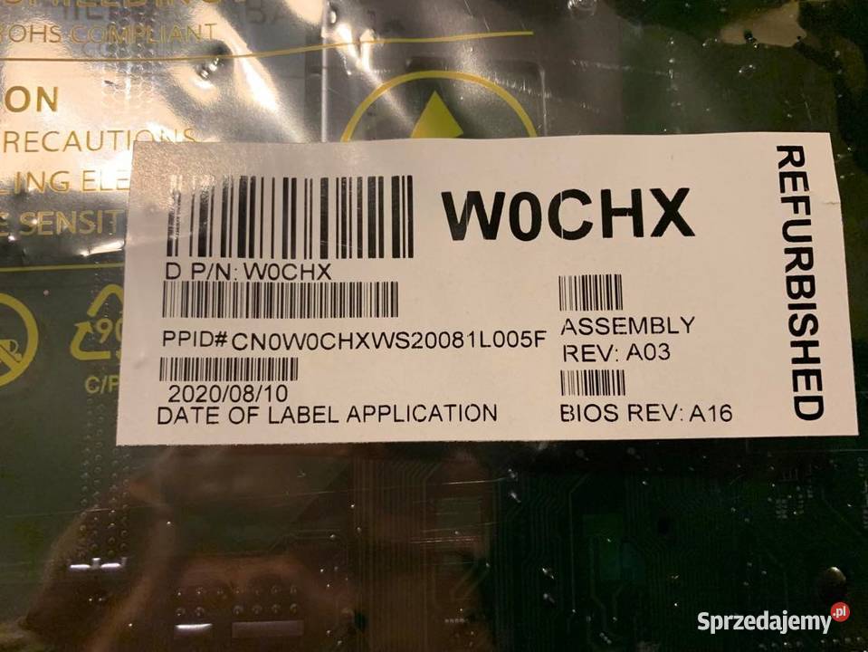 Motherboard CN 0W0CHX For Dell Optiplex 3050 MT mazowieckie Warszawa