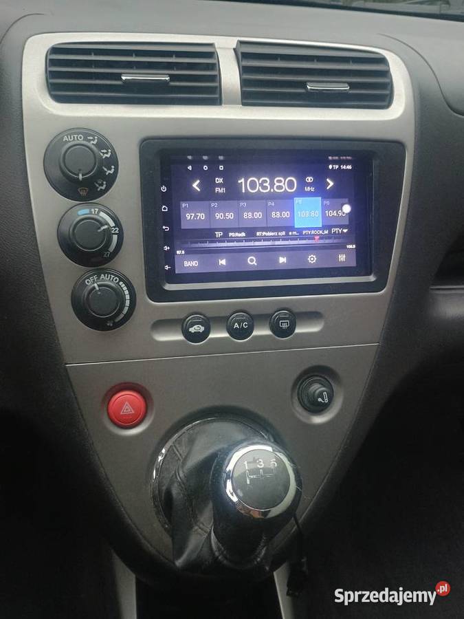 Honda Civic czarna rocznik 2004 16 małopolskie Brzegi