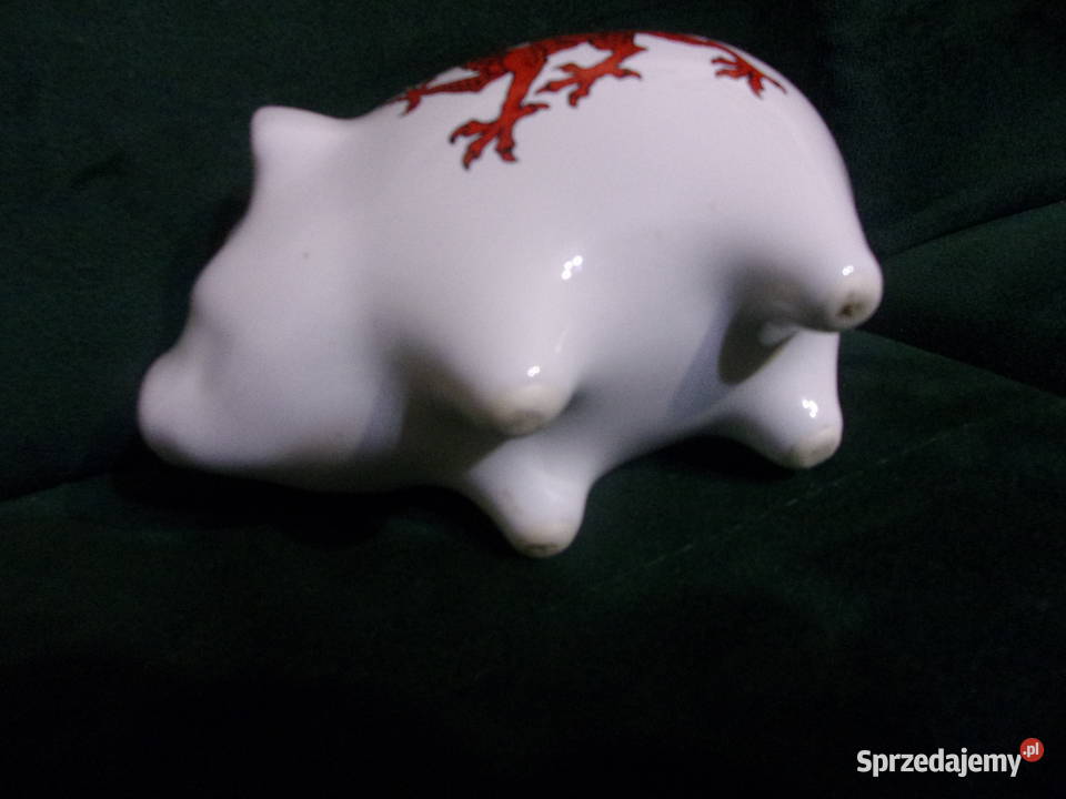 Porcelanowy komplet Kubek i skarbonka ze smokiem Warszawa sprzedam