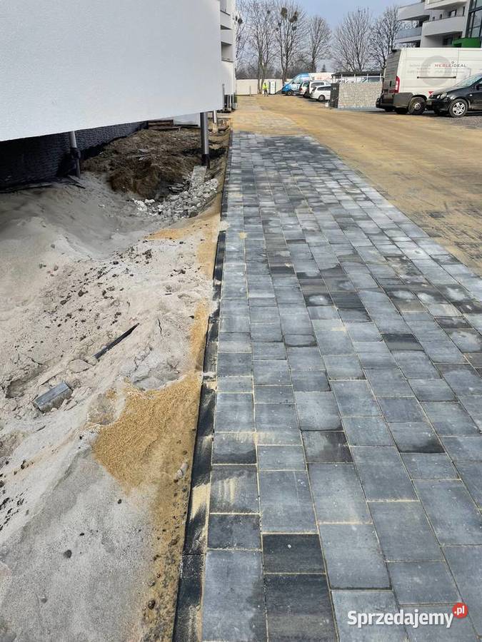 Brukarstwo minikoparka zakładanie ogrodów Brukowanie Krapkowice usługi budowlane