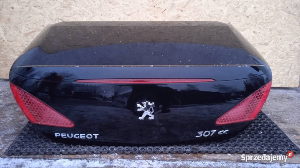 PEUGEOT 307CC I CABRIO KLAPA TYŁ EXLD osobowe Klapy bagażnika Zbierkowo