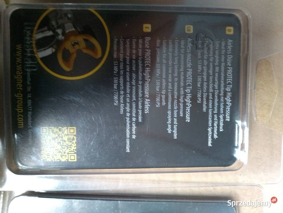 Dysze malarskie pistoletu wagner