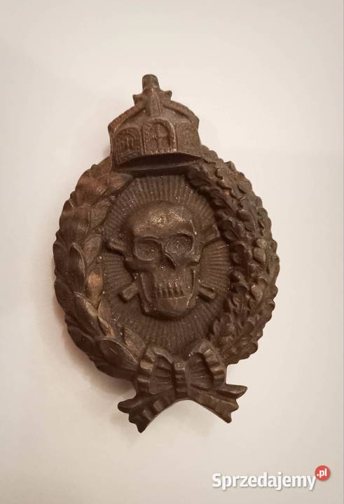 Niemiecka odznaka pamiątkowa z czaszką I wś sprzedam