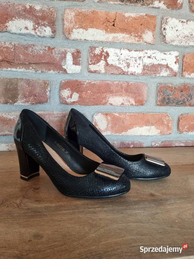 Czarne czółenka Nowe inna Warszawa sprzedam