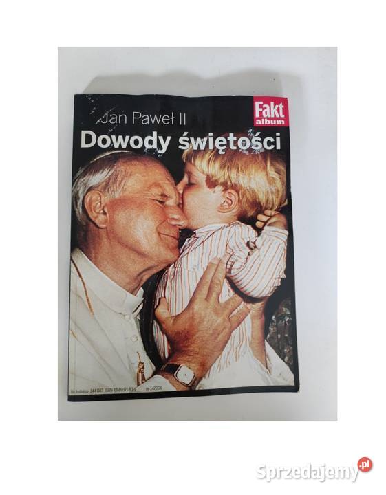 album fotograficzny papież Jan Paweł II Dowody Kielce
