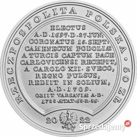 Moneta 50 SSA August II Mocny podkarpackie Rzeszów