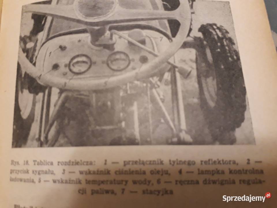Deska rozdzielcza tablica zegarów Ursus C 325 Części zamienne Słupca
