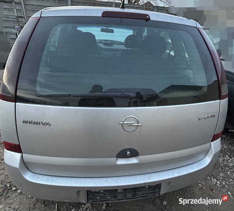 klapa opel meriva A fl lift przedlift Klapy bagażnika Bodzentyn
