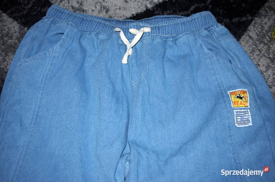 Spodnie jeans zimowe ocieplane pas 85100 Odzież codzienna Krosno sprzedam