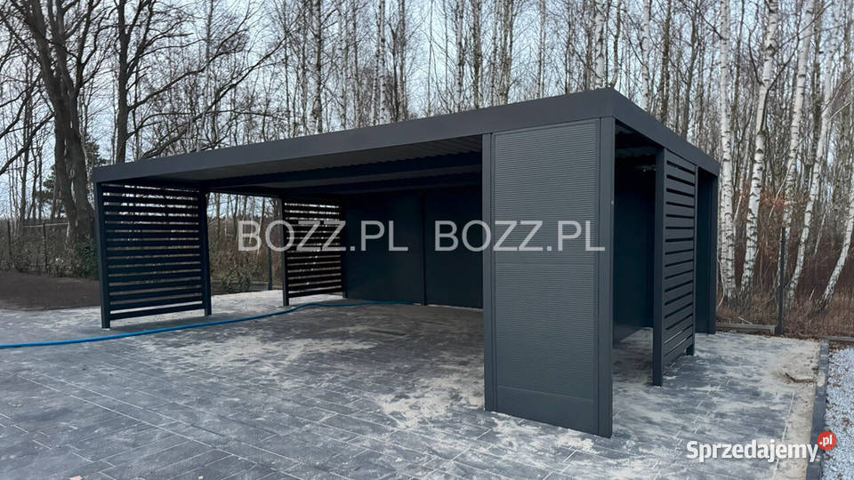 Wiata garażowa na 2 samochody z miejscem na Altany i wiaty śląskie Katowice
