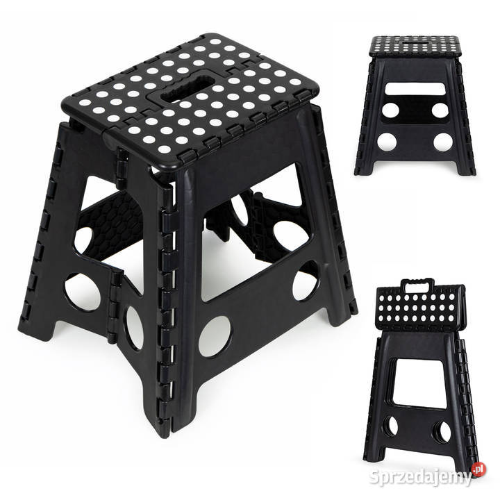 Stołek składany 1 stopniowy taboret z tworzywa opolskie Smogorzów