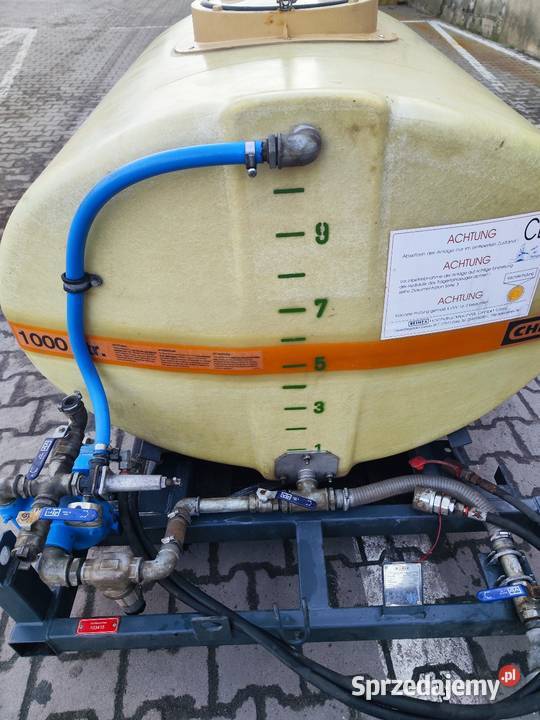 Zbiornik Beczkowóz 1000L z pompą hydrauliczną Piszczac