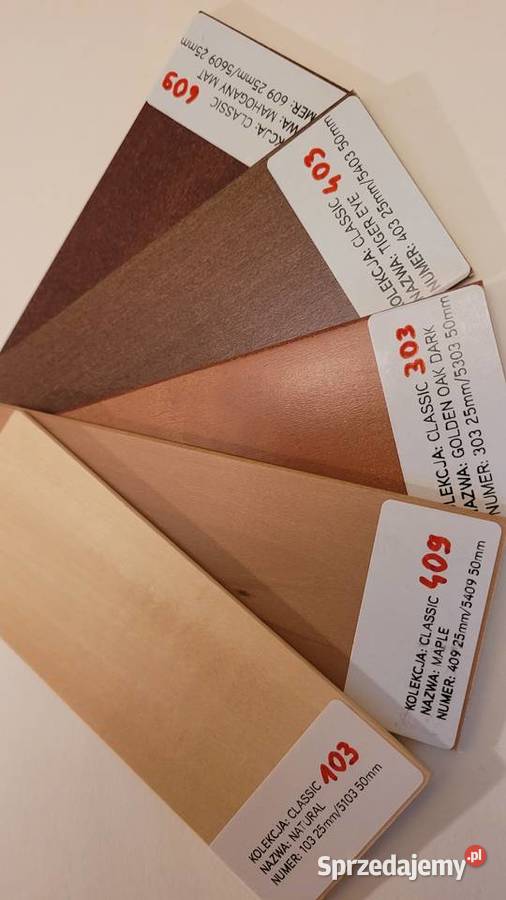 Żaluzje drewniane 50mm