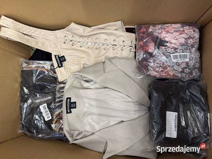 Pakiety odzież PrettyLittleThing hurt outlet kat łódzkie Bełchatów