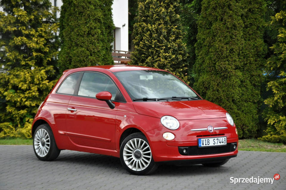 Fiat 500 12i69SkóryKlimatyzacjaChromI elektrochrom. lusterko wst.
