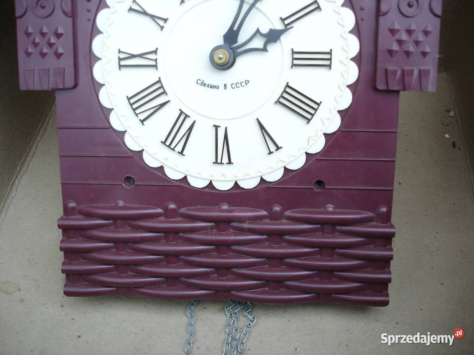 Zegar z kukulka majak cccp prl nowy w pudelku Warszawa