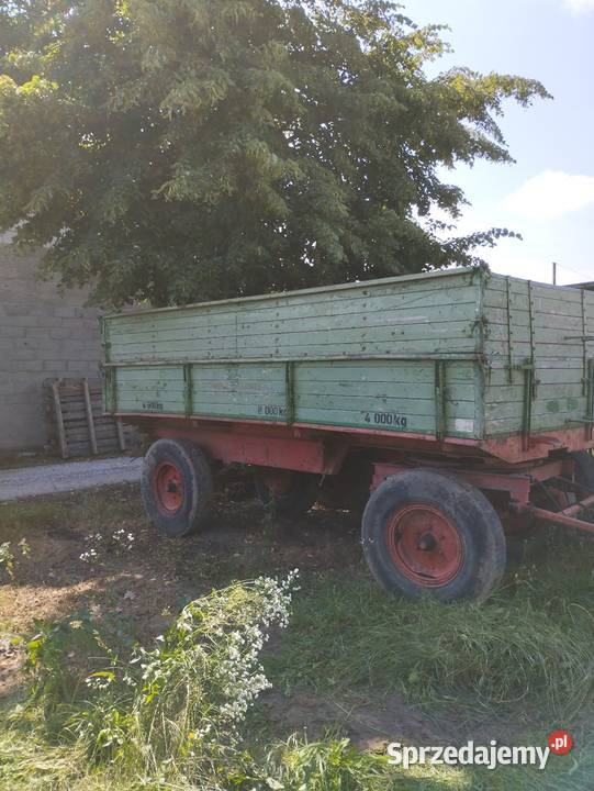 Przyczepa wywrotka 8 tonowa 3 strony sprzedam
