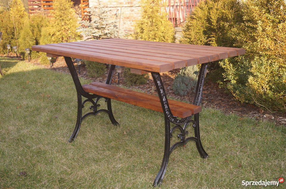 Komplet Chiński meble ogrodowe NOGI ŻELIWNE wielkopolskie