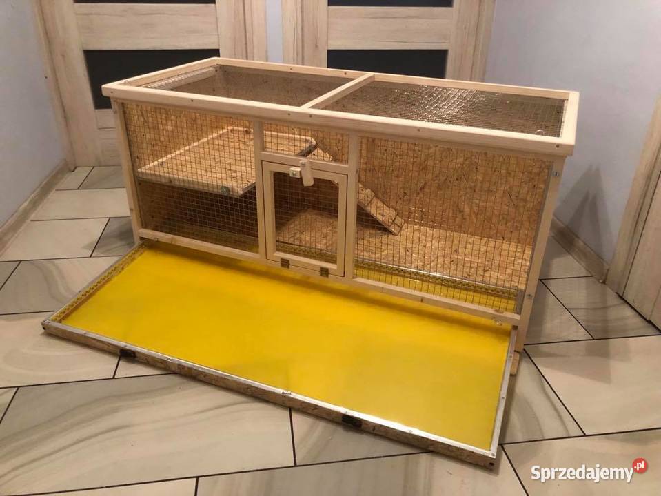 Klatka drewniana zagroda królika świnki morskiej Myszków