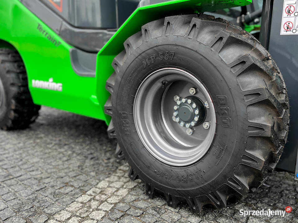 Terenowy wózek widłowy ELEKTRYCZNY Lonking Kęty