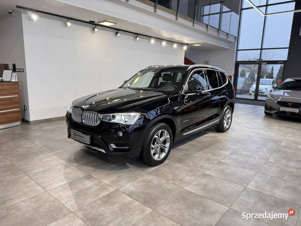BMW X3 xdrive20d 190 automat 2016 r salon NAVI przyciemniane szyby Myślenice