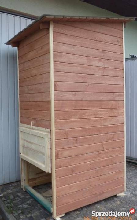 Toaleta drewniana WC Kibel na budowędziałkę Malawa