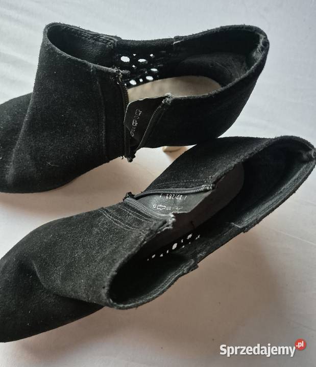 Botki damskie na obcasie rozmiar 37 Brzesko